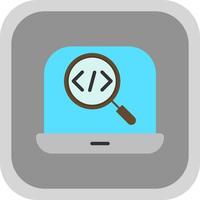 codice analisi vettore icona design