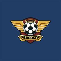calcio sport emblema logo vettore