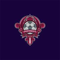 calcio sport emblema logo vettore