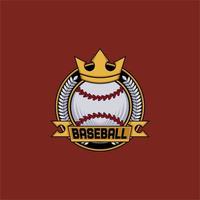 baseball sport emblema logo vettore