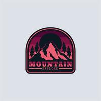 montagna simbolo logo vettore