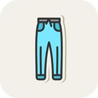 attività commerciale i pantaloni vettore icona design