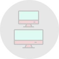 monitor vettore icona design