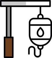 sangue trasfusione vettore icona design