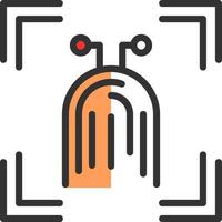biometrica vettore icona design