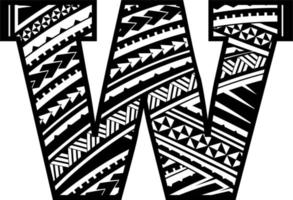 maori mandala inglese alfabeto lettere vettore