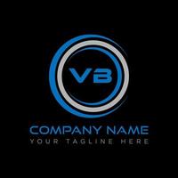 vb lettera logo creativo design. vb unico design. vettore