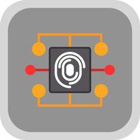 biometrico dati vettore icona design