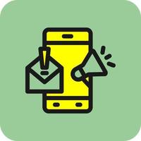 mobile marketing vettore icona design