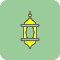 arabo lanterna vettore icona design