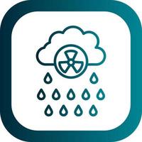 acido pioggia vettore icona design