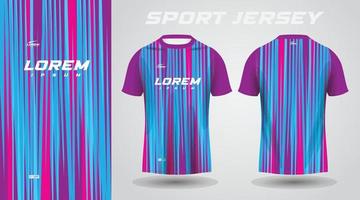 blu rosa viola camicia calcio calcio sport maglia modello design modello vettore