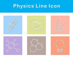 fisica vettore icona impostato