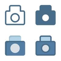icona della fotocamera in isolati su sfondo bianco. per il design del tuo sito web, logo, app, ui. illustrazione grafica vettoriale e tratto modificabile. eps 10.
