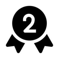argento medaglia icona per il tuo sito web, mobile, presentazione, e logo design. vettore
