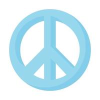 blu pace simbolo vettore