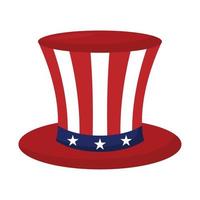 Stati Uniti d'America superiore cappello design vettore