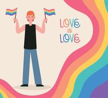 amore LGBTQ illustrazione vettore