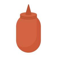 ketchup bottiglia illustrazione vettore
