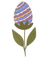decorato Pasqua uovo design vettore