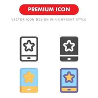 icon pack preferito isolato su sfondo bianco. per il design del tuo sito web, logo, app, ui. illustrazione grafica vettoriale e tratto modificabile. eps 10.