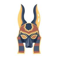 di moda anubis maschera vettore