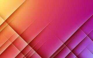 astratto moderno viola arancia pendenza diagonale banda con ombra e leggero papercut sfondo. eps10 vettore