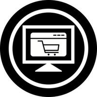 e-commerce sito web vettore icona