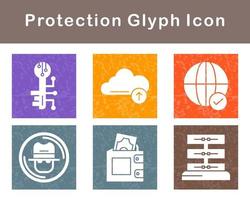 protezione vettore icona impostato