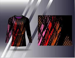 maglietta gli sport design per da corsa maglia Ciclismo calcio gioco vettore