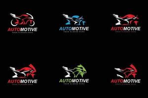 motociclo logo, motosport veicolo vettore, design per, settore automobilistico, motociclo costume officina, motociclo riparazione, Prodotto marca, motogp vettore