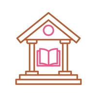 biblioteca vettore icona
