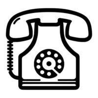 Telefono semplice icona. vettore illustrazione.