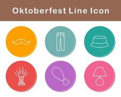 oktoberfest vettore icona impostato