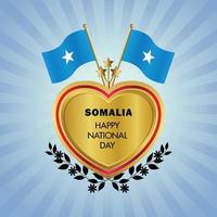 Somalia nazionale giorno , nazionale giorno torte vettore