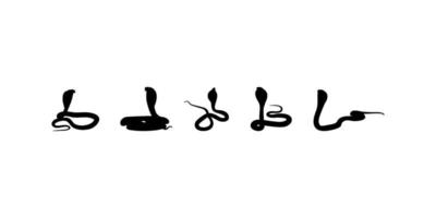silhouette di il cobra serpente per arte illustrazione, logo, pittogramma, sito web o grafico design elemento. vettore illustrazione