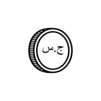 repubblica di il Sudan moneta simbolo, sudanese libbra icona, SDG cartello. vettore illustrazione