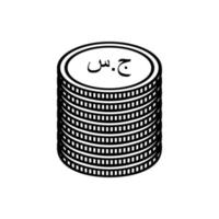 repubblica di il Sudan moneta simbolo, sudanese libbra icona, SDG cartello. vettore illustrazione