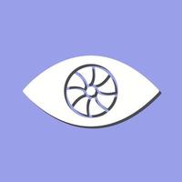 unico occhio vettore icona