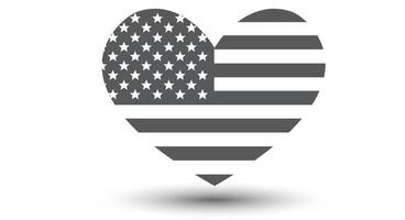 bandiera degli Stati Uniti di vettore. simbolo della bandiera americana.icona per sito Web o app mobile vettore