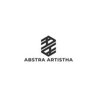 astratto iniziale lettera un' o aa logo nel nero colore isolato nel bianca sfondo applicato per architettonico illuminazione azienda logo anche adatto per il Marche o aziende avere iniziale nome aa o un. vettore