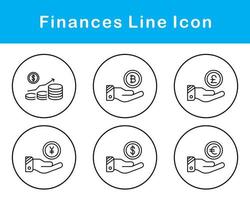 finanza vettore icona impostato