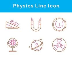 fisica vettore icona impostato