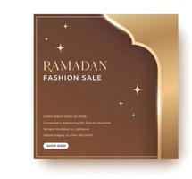 Ramadan moda sociale media inviare design vettore