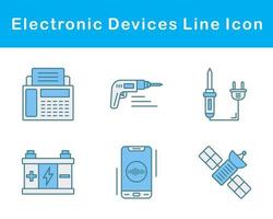 elettronico dispositivi vettore icona impostato