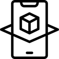 illustrazione vettoriale del cubo su uno sfondo. simboli di qualità premium. icone vettoriali per il concetto e la progettazione grafica.