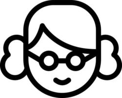 illustrazione vettoriale di vecchia donna su uno sfondo simboli di qualità premium. icone vettoriali per il concetto e la progettazione grafica.