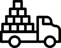 carico camion vettore illustrazione su un' sfondo.premio qualità simboli.vettore icone per concetto e grafico design.