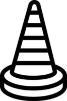 illustrazione vettoriale del cono su uno sfondo simboli di qualità premium. icone vettoriali per il concetto e la progettazione grafica.