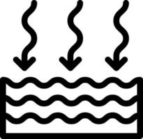 illustrazione vettoriale dell'acqua su uno sfondo. simboli di qualità premium. icone vettoriali per il concetto e la progettazione grafica.